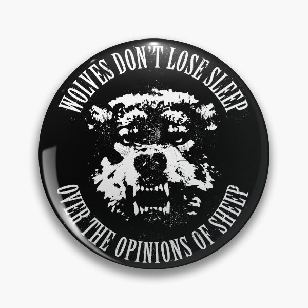 Item preview, Wolves Don't Lose Sleep Over the Opinions of Sheep designed and sold by blueveins.