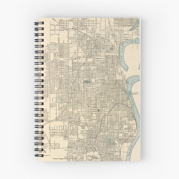 Item preview, Vintage Map of Omaha Nebraska (1901) designed and sold by BravuraMedia.