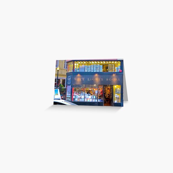 San Francisco, City Lights Book Store Greeting Card