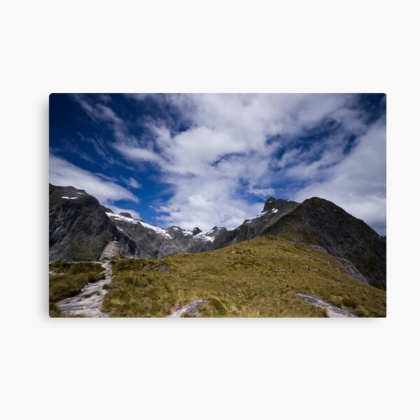 Mackinnon Pass - New Zealand. Canvas Print