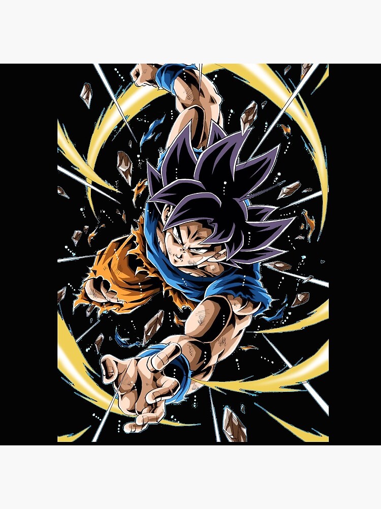 Son Goku Ultra Instinct grey eyes Greeting Card by erriose