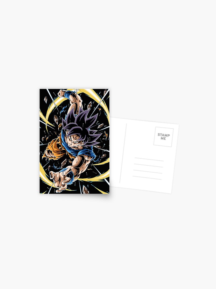 Son Goku Ultra Instinct grey eyes Greeting Card by erriose