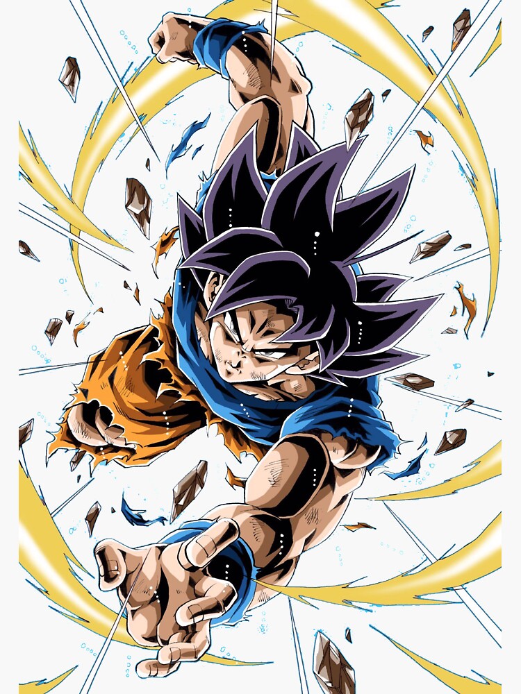 Son Goku Ultra Instinct grey eyes Greeting Card by erriose