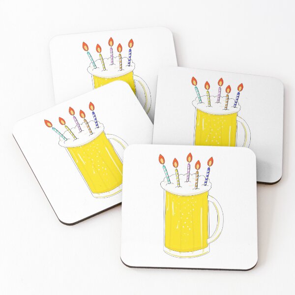 Item preview, Happy Beer-thday/ birthday celebration designed and sold by YukariWilson.