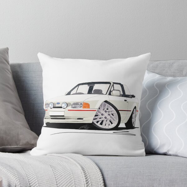 Item preview, Ford Escort XR3i Cabriolet (90 Spec) White designed and sold by Yeomans Cartoons.