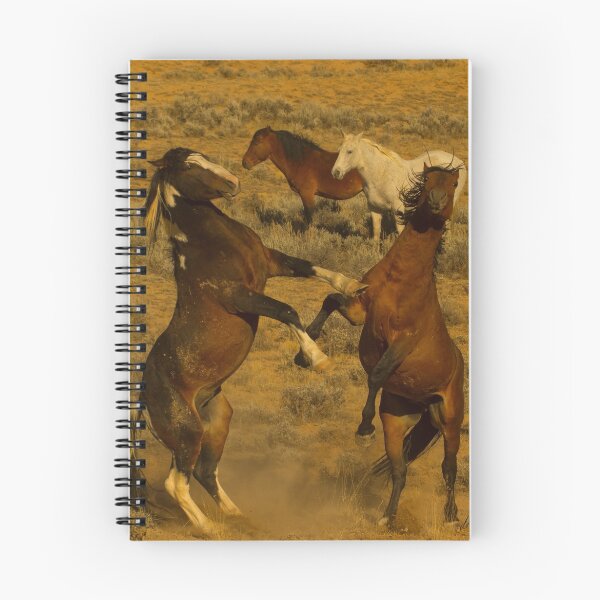 Item preview, Fighting Wild Horses-Signed-2728 designed and sold by JL Woody Wooden.