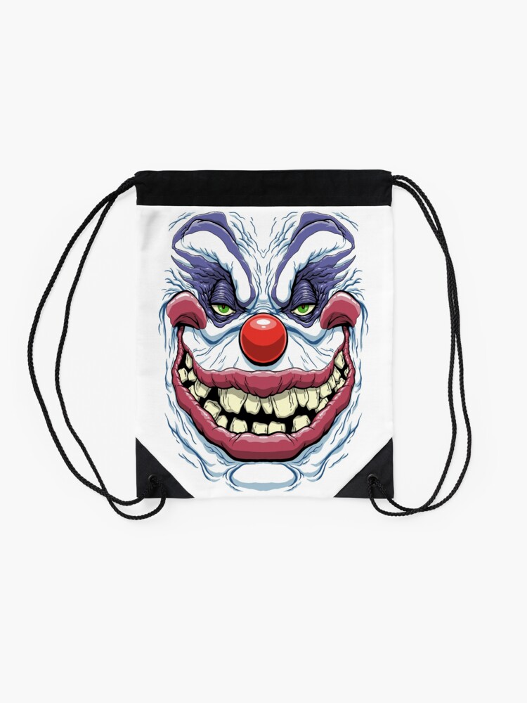 Alternate view of KILLER KLOWN RUDY Drawstring Bag