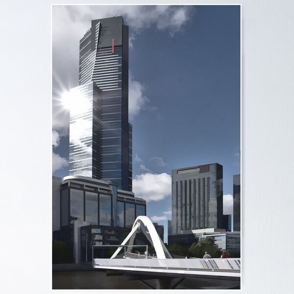 Item preview, Eureka Tower and the Southbank footbridge designed and sold by Norman Repacholi | Keystone Photography.