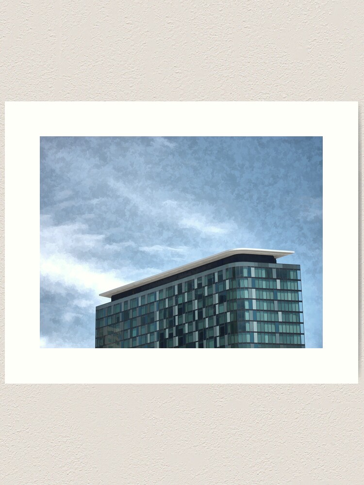 Alternate view of To the top floor Art Print