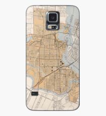 Vintage Map of Ottawa Canada (1915) Case/Skin for Samsung Galaxy