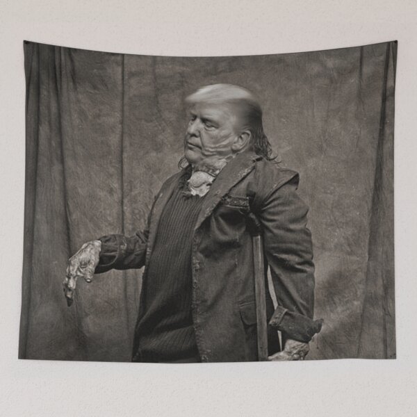 Item preview, President Trump as the Elephant Man designed and sold by KALEIDOSCOPE UK.