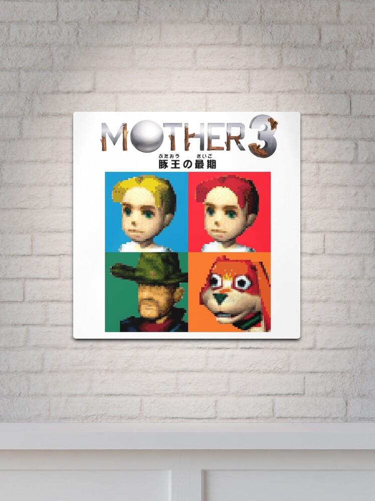 MOTHER 3 / EarthBound 64 Tiles (MOTHER 3 Logo) | Metal Print