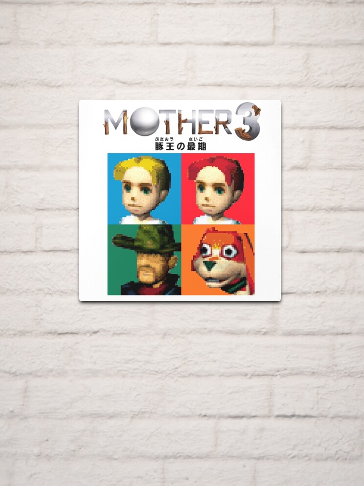 MOTHER 3 / EarthBound 64 Tiles (MOTHER 3 Logo) | Metal Print