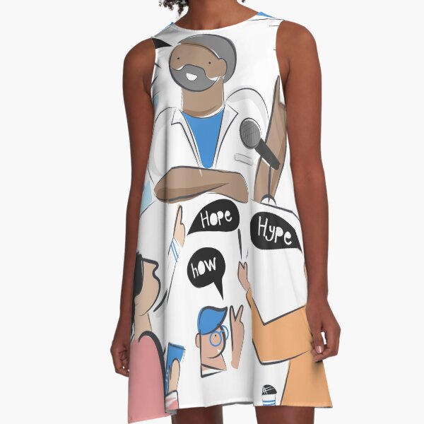 Science Communication A-Line Dress