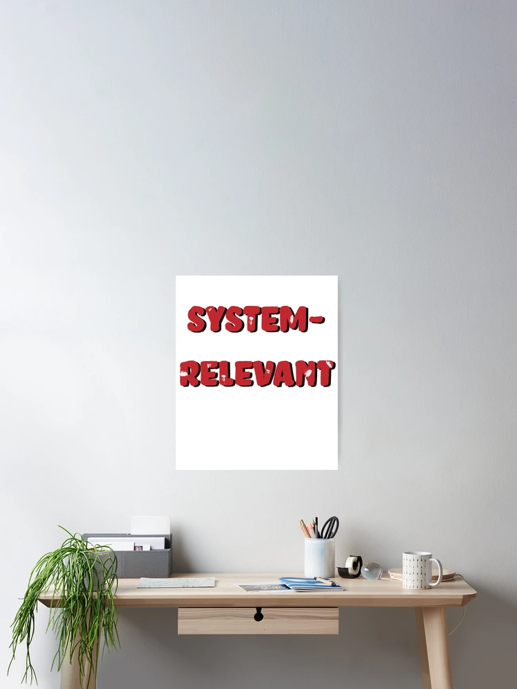 Thumbnail 2 of 3, Poster, System relevant designed and sold by Vectorqueen.