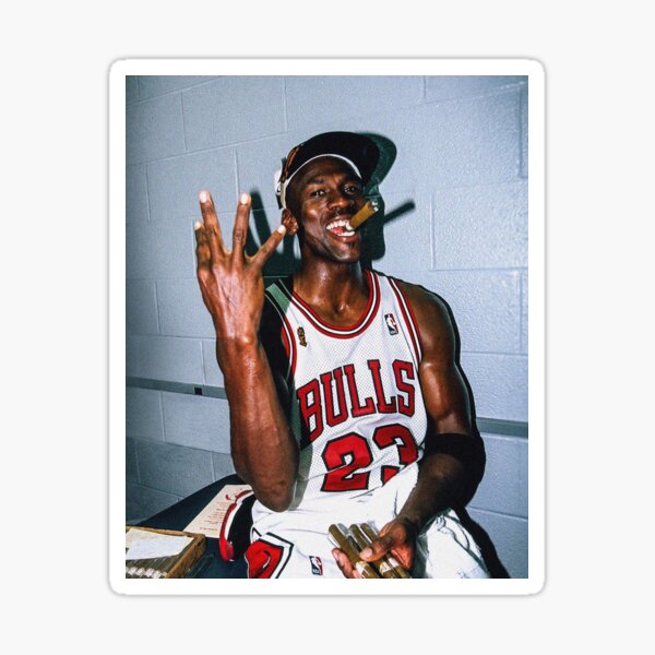 Vintage Michael Jordan Threepeat Sticker