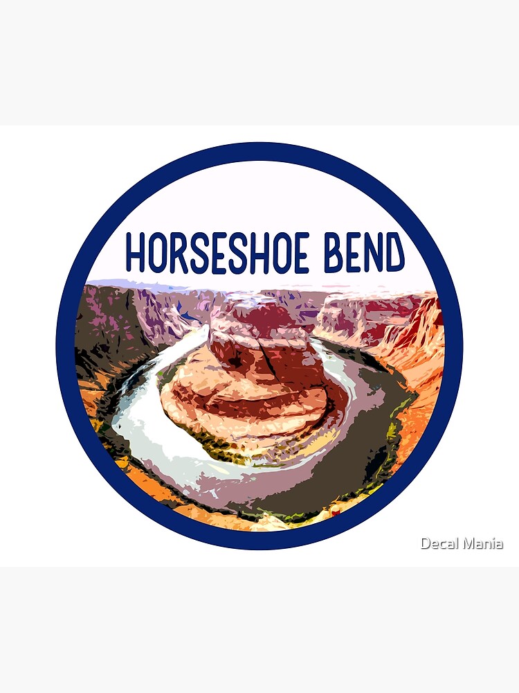 "Horseshoe Bend Decal" Poster by zsonn Redbubble