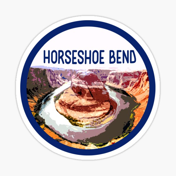 Item preview, Horseshoe Bend Decal designed and sold by zsonn.