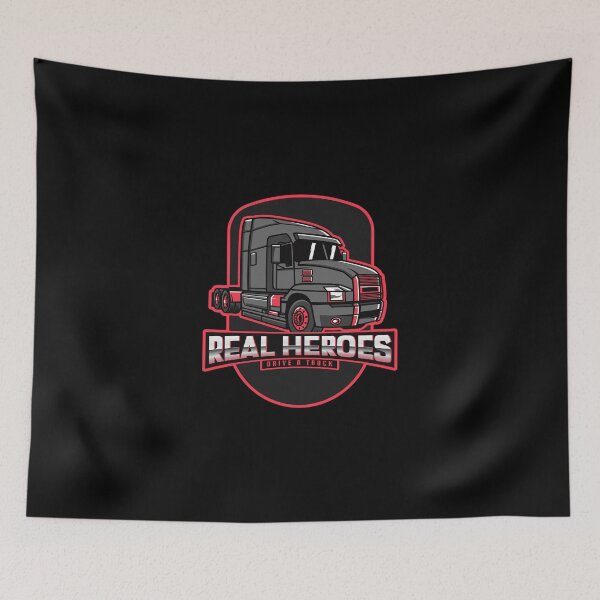 Item preview, REAL HEROES DRIVE A TRUCK designed and sold by BONMOTSSHOP.