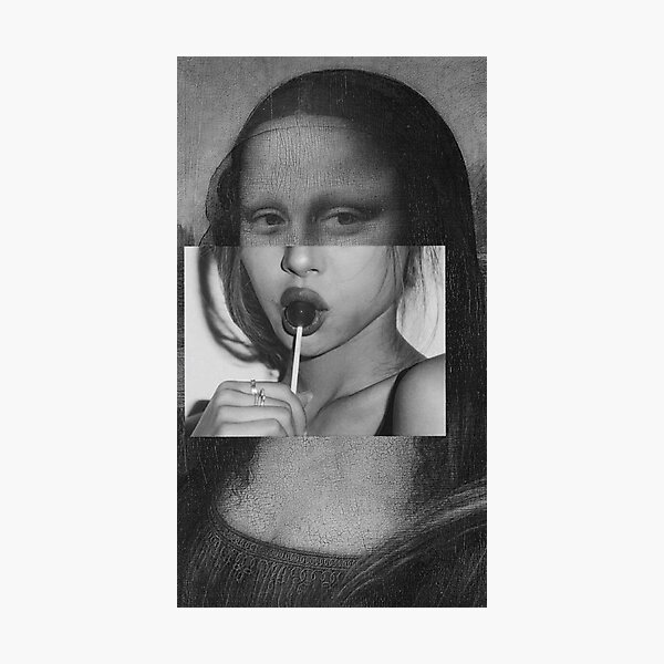 Mona Lisa aesthetic Photographic Print
