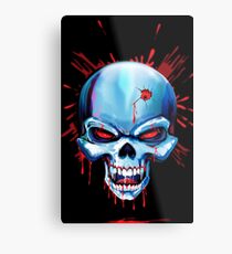 Head Shot Metal Print
