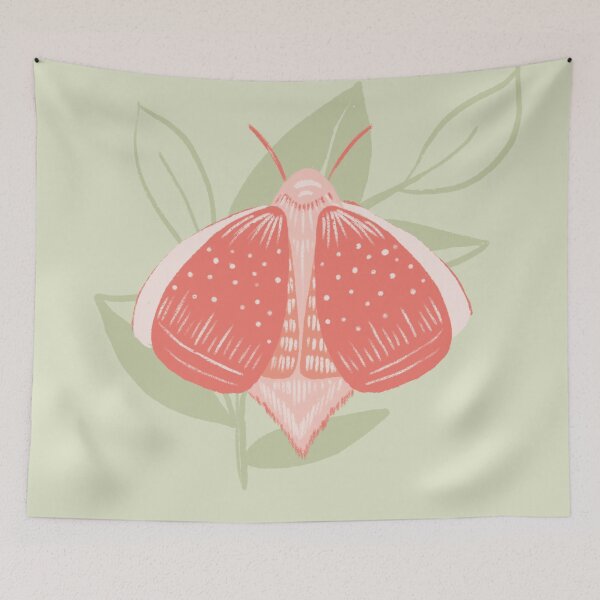 Item preview, Pink Moth designed and sold by Ilze Lucero.