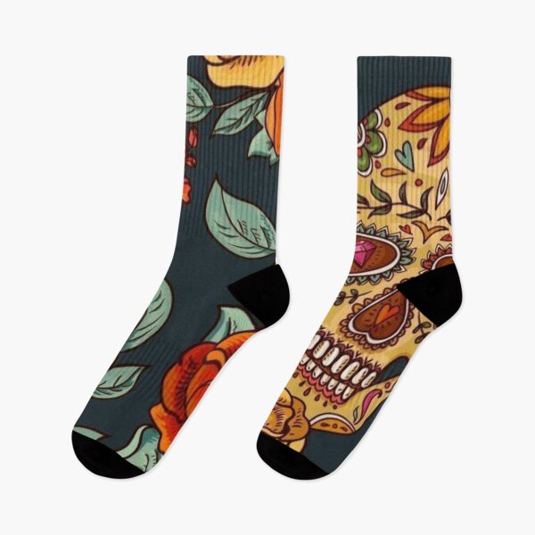Item preview, Sugar Skull & Rose's Seamless Pattern designed and sold by Nick  Balboni.
