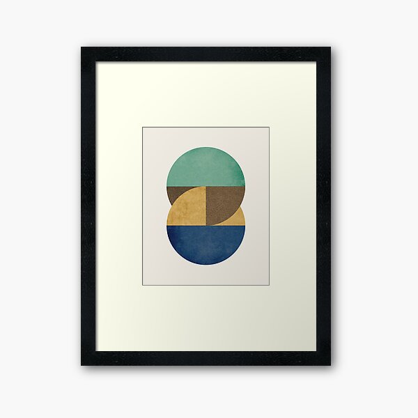 Item preview, Circle Color Pieces Abstract Geometric designed and sold by moonlightprint.