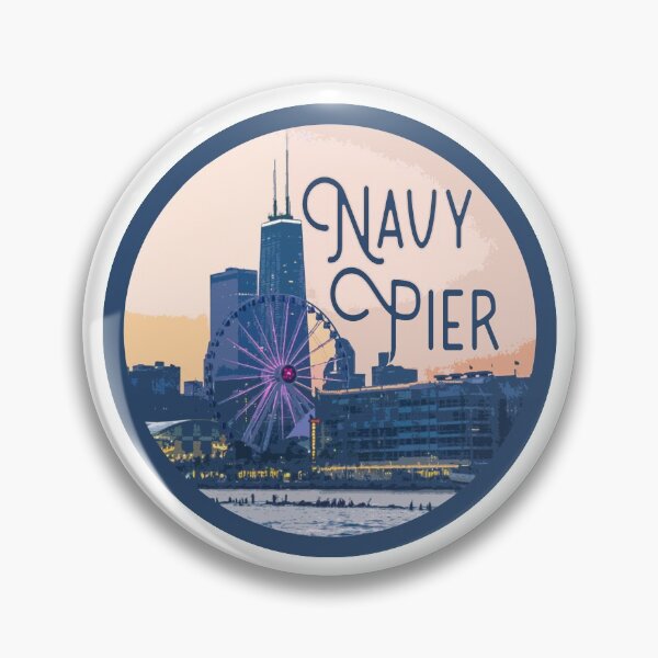 Item preview, Navy Pier Decal designed and sold by Decal Mania.