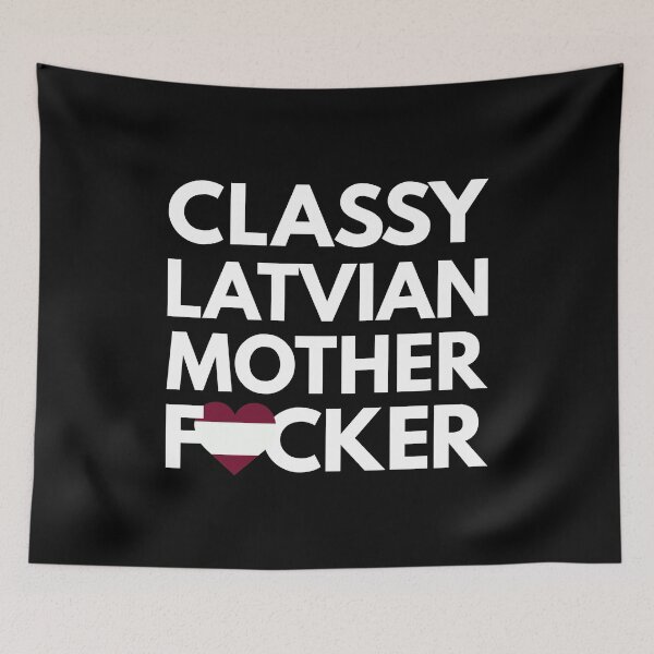 Item preview, Classy Latvian MF Mother Focker Latvia designed and sold by HelloFromAja.