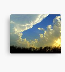 Broken Zipper Canvas Print