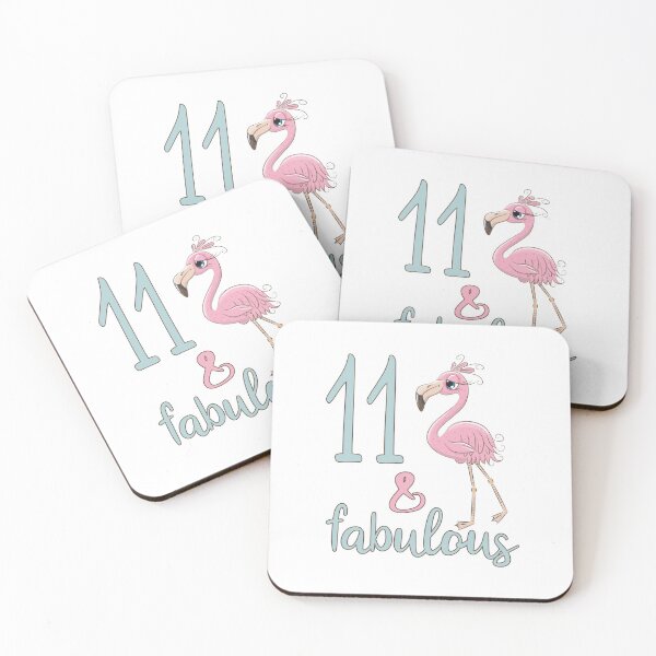 Item preview, 11th Bday Party Fabulous Flamingo 11 Year Old Girl Outfit Cute Birthday Gift designed and sold by FunnySunny T-Shirts.