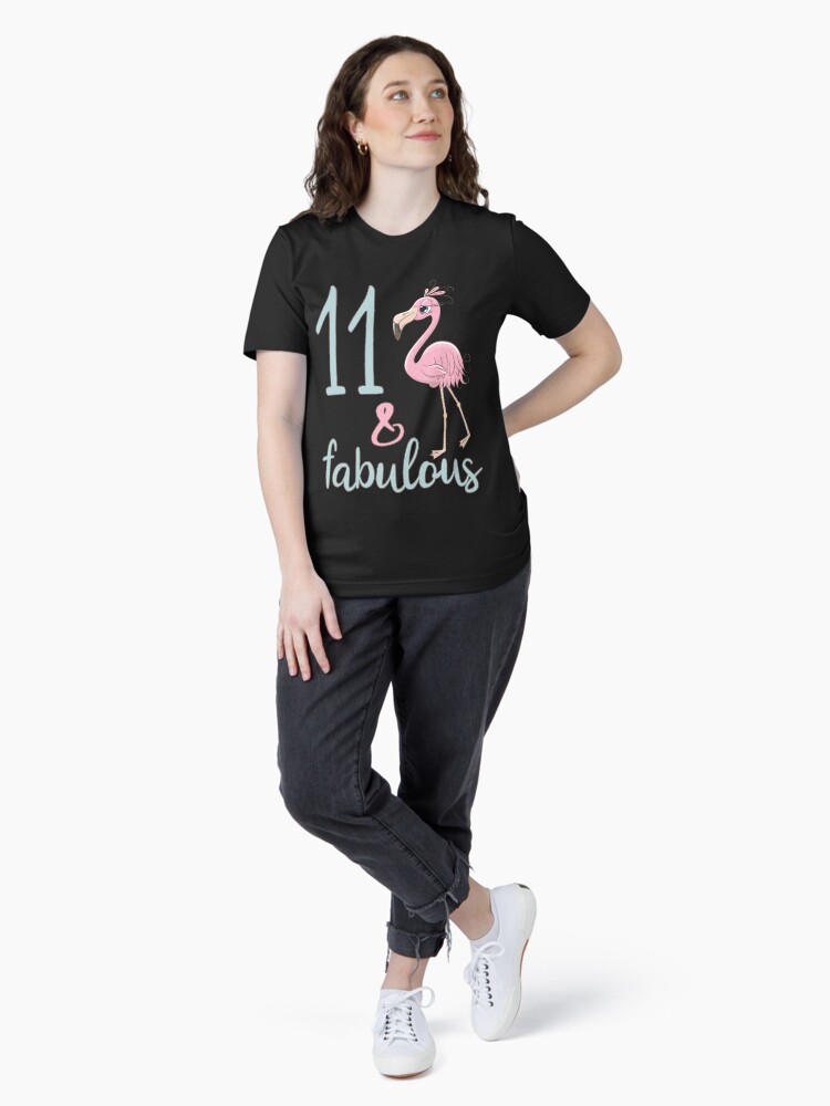 Kids Fabulous Flamingo 7 Birthday T-Shirt 7th Bday Girl Gift Tee Kids Fabulous Flamingo 7 Birthday T-Shirt 7th Bday Girl Gift Tee