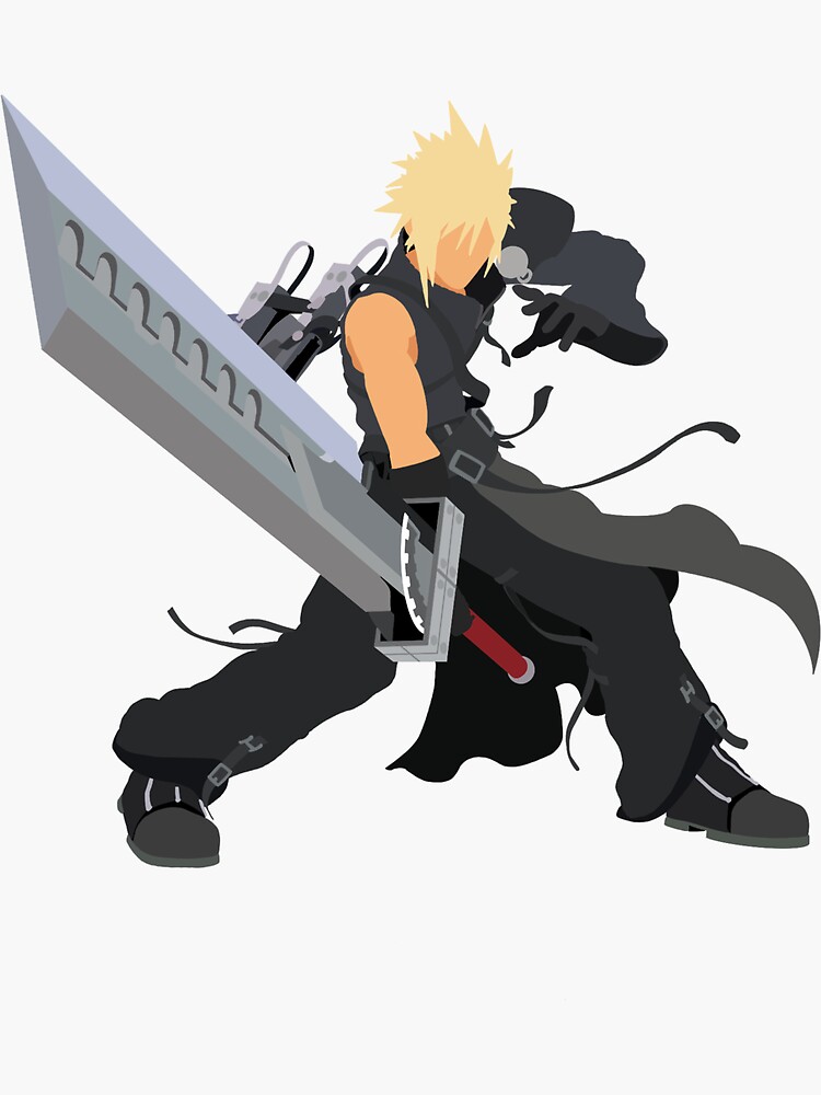 "Cloud SSBU" Sticker by TehMexicanLime Redbubble
