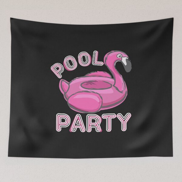 Item preview, Pool party floamingo floatie gift for women men kids designed and sold by hadleydesigns.