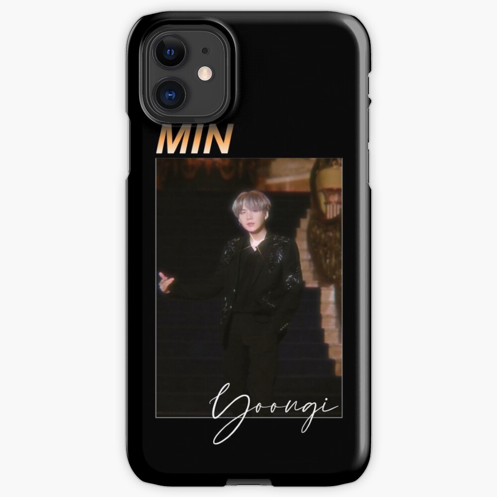 "Min Yoongi" iPhone Case & Cover by marisaurban Redbubble