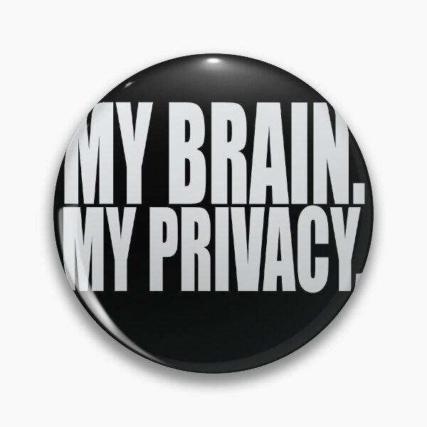 Item preview, MY BRAIN. MY PRIVACY. (white) designed and sold by Neuroethics Today.