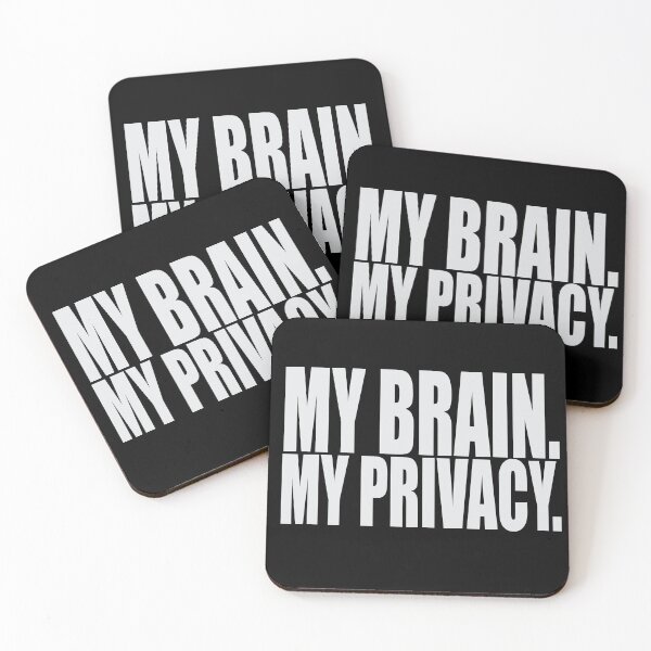 Item preview, MY BRAIN. MY PRIVACY. (white) designed and sold by Neuroethics Today.