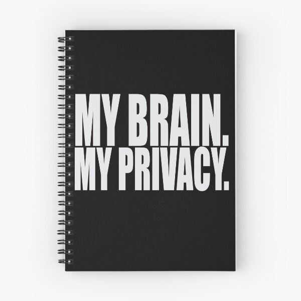 Item preview, MY BRAIN. MY PRIVACY. (white) designed and sold by Neuroethics Today.