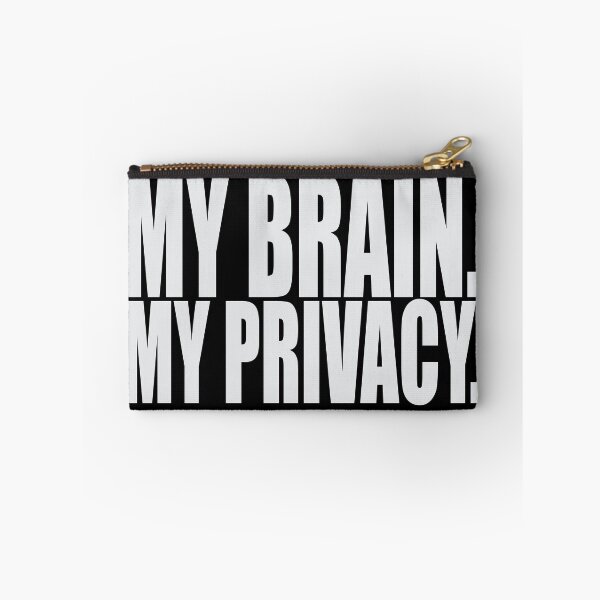Item preview, MY BRAIN. MY PRIVACY. (white) designed and sold by Neuroethics Today.