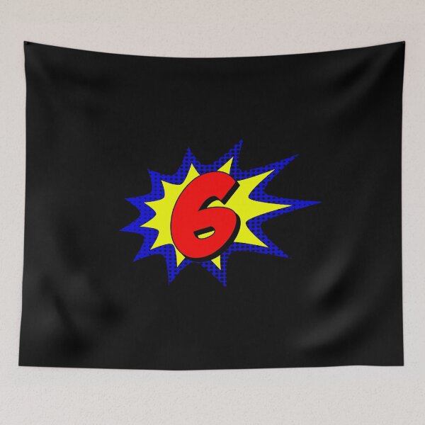 Item preview, Superhero 6 Years Old Birthday designed and sold by flippinsg.
