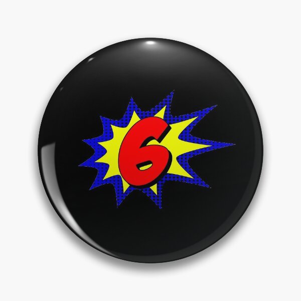 Item preview, Superhero 6 Years Old Birthday designed and sold by flippinsg.
