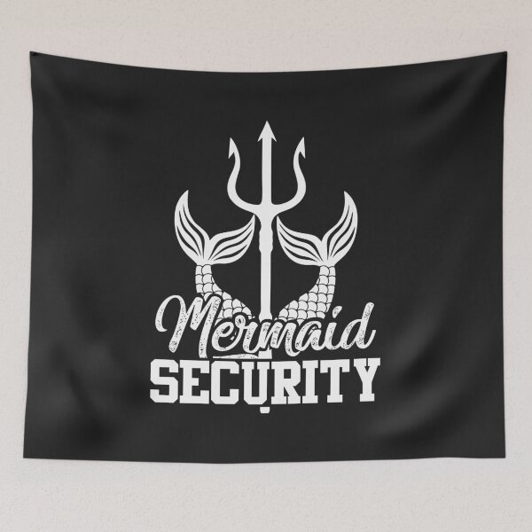Item preview, Mermaid security mermaild tail funny pool party for men designed and sold by hadleydesigns.