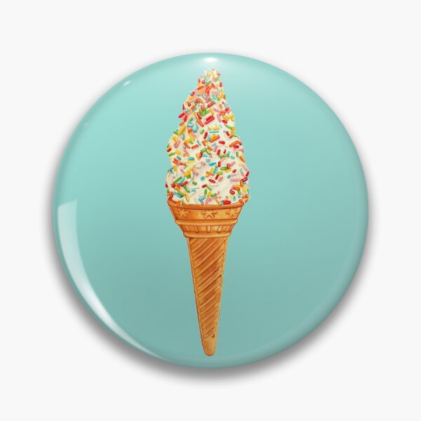 Item preview, Sprinkle Ice Cream Pattern - Blue designed and sold by Kelly  Gilleran.