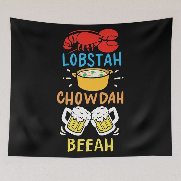 Item preview, Funny Lobster Chowder Beer Boston Accent Gift designed and sold by Sandra78.