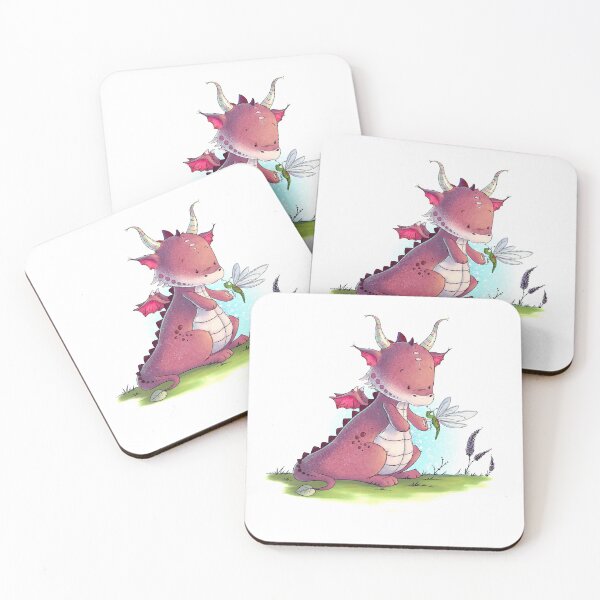 Item preview, Dragon with dragonfly designed and sold by leehollandart.
