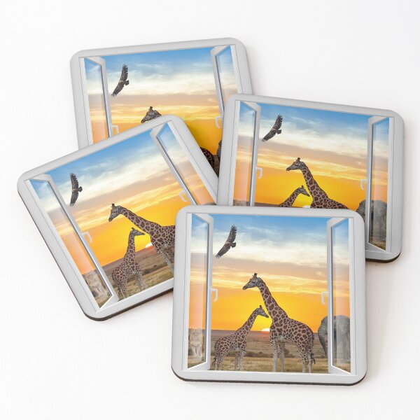 Item preview, African wildlife in your garden. Window illusion. designed and sold by MindTravel.
