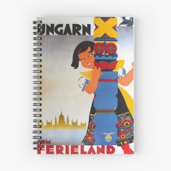 Artikelvorschau, Ungarn Som Ferienland vintage travel poster entworfen und verkauft von stickart-marek.