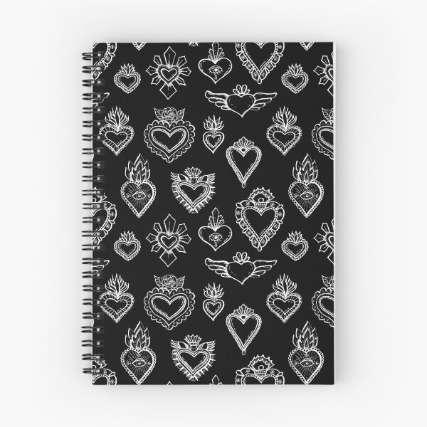 Item preview, Sacred Heart Pattern - Black and White designed and sold by alexixela.