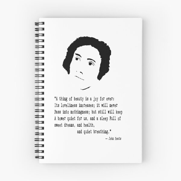 Item preview, John Keats Quote designed and sold by The Dead  Writers Circle.